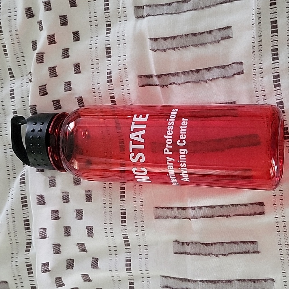 NC State Vet Professions water bottle